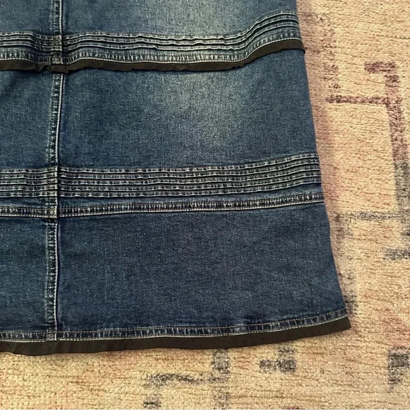 Vintage Y2K denim maxi skirt size 8 - Picture 4 of 14